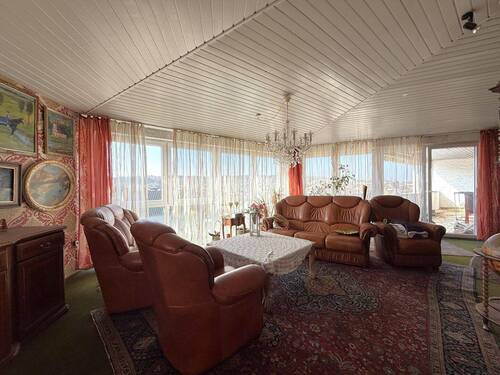 Wohnzimmer EG - Ansicht 1 - 1 Zimmer Einfamilienhaus in Bretten