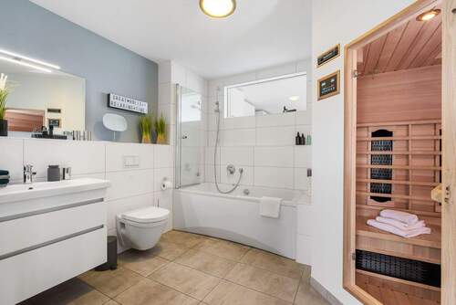 Badezimmer - Etagenwohnung mit 85,00 m&sup2; in Kappeln zum Kaufen