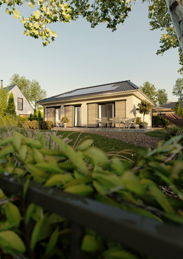 Bungalow-78-Garten - 4 Zimmer Bungalow zum Kaufen in Neu-Eichenberg