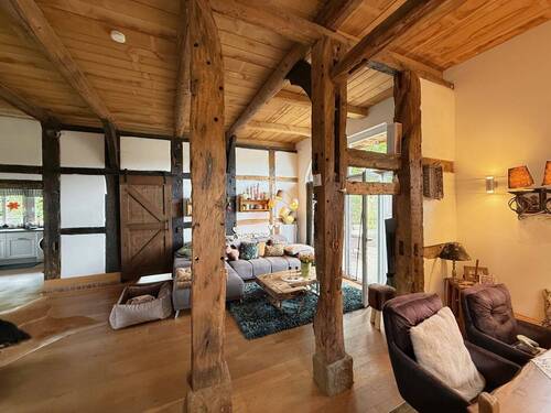Wohnbereich - 3 Zimmer Bauernhaus, Landhaus in Hille