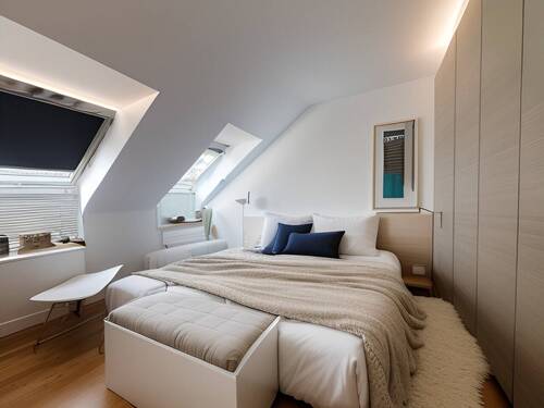 Schlafzimmer - Etagenwohnung mit 90,60 m&sup2; in Bretten zum Kaufen