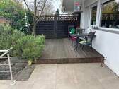 Terrasse vorne - 5 Zimmer Doppelhaushälfte in Heilbronn