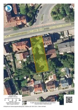 Bayerische Vermessungsverwaltung Nr. 2110-15033 - Grundstück in Schweinfurt