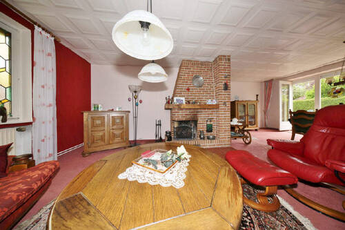 Wohnbereich mit Kaminofen - 