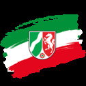 NRW-Flagge-Wappen - 