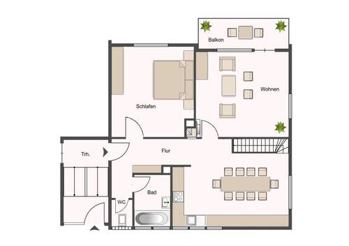 Wohnung Nr. 1 EG rechts - Haus 92 - 