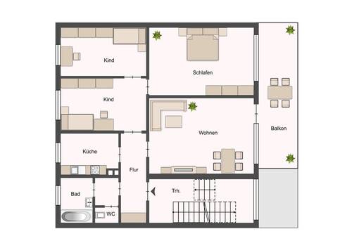 Wohnung Nr. 6 OG - Haus 6 - 