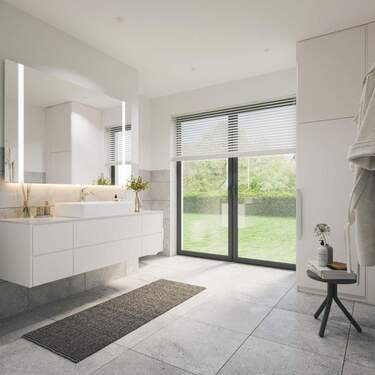 Sonnengartenstraße Nürnberg_Bedroom_WC - NEUBAU Eigentumswohnung mit Aufzug, Dachterrasse und Tiefgaragenstellplatz - Nähe Marienbergpark