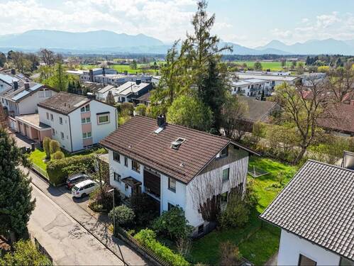 Luftbild Nord - 9 Zimmer Einfamilienhaus in Stephanskirchen