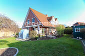 Gartenansicht - Doppelhaushälfte mit 115,00 m&sup2; in Fredenbeck zum Kaufen