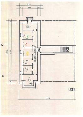 UG 2 Abstellraum unmaßstäblich - 