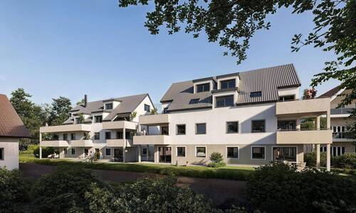 Ansicht Süd - Zuhause auf zwei Ebenen - modern, hell und perfekt geschnitten