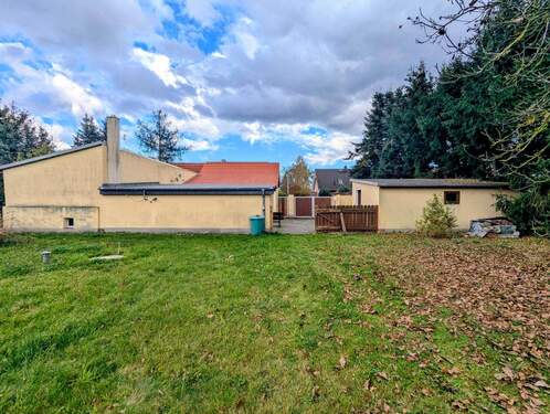 NG Rückansicht vom Garten - Einfamilienhaus mit 120,00 m² in Wormlage zum Kaufen