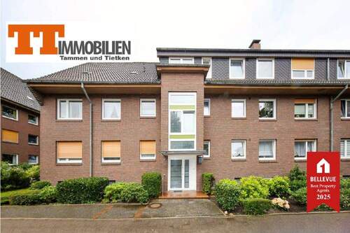 Außenansicht - TT bietet an: Ihr neues Zuhause - großzügige 4-Zimmer-Wohnung mit Westbalkon in ruhiger Lage von Wilhelmshaven!
