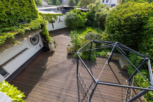 Terrasse aus der Vogelperspektive - 