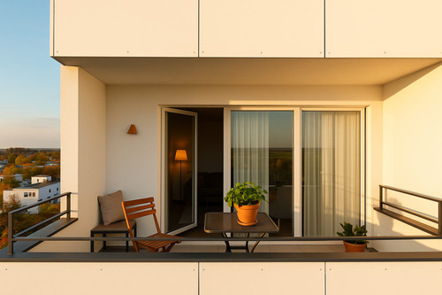 Balkon - 3 Zimmer Etagenwohnung zum Kaufen in Poing