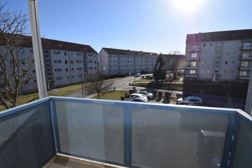 Ansicht Balkon - In ruhiger Lage wohnen! - 345,00&nbsp;EUR Kaltmiete, ca.&nbsp; 59,20&nbsp;m&sup2;&nbsp;Wohnfl&auml;che