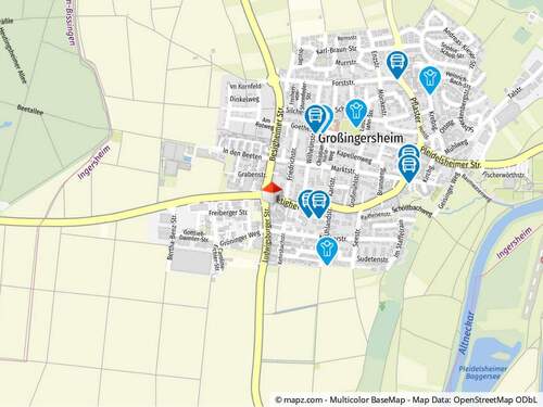 Geolyzer Kartenausschnitt - 