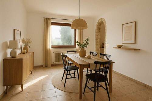 Essecke_Einrichtung beispielhaft - 4 Zimmer Etagenwohnung in Ingersheim