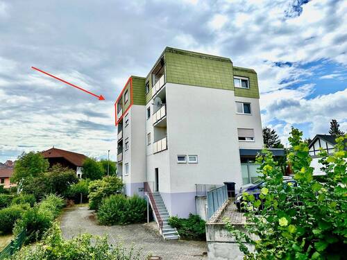 Wohnen im Obergeschoss - Geräumige 2 Zimmer Wohnung mit Stellplatz