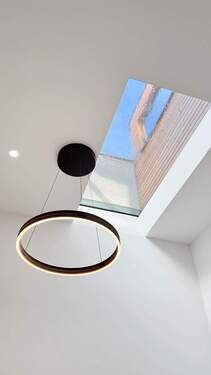 begehbares Dachfenster sorgt für Helligkeit - 4 Zimmer Einfamilienhaus in Bodenheim