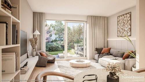 Wohn- u. Einrichtungsbeispiel - 1 Zimmer Etagenwohnung in Haar