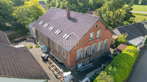 Ansicht hinten - Mehrfamilienhaus, Wohnhaus mit 106,20 m² in Fichtenberg zum Kaufen
