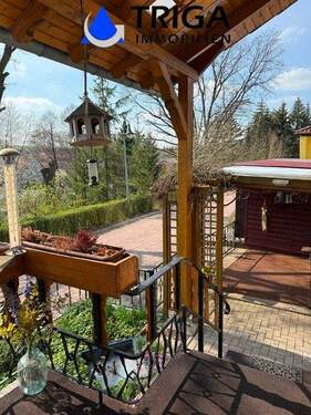 Blick von der Haustür - 5 Zimmer Einfamilienhaus in Hohenstein / Holbach