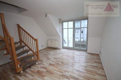 Wohnzimmer - Etagenwohnung mit 50,00 m&sup2; in Annaberg-Buchholz zur Miete