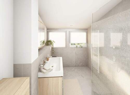 Planung 19.01.2026 Expose - Perspektive Bad - 3 Zimmer Etagenwohnung in Bad Salzuflen