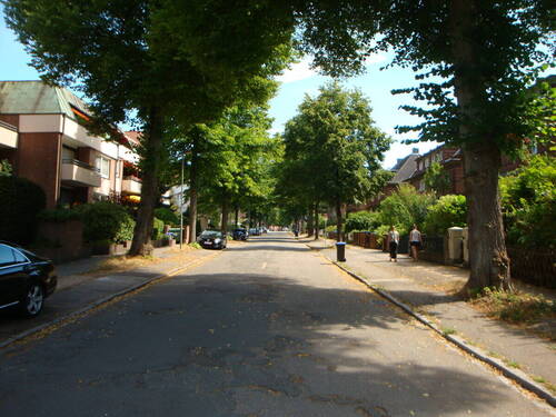 Blick in die Hövelnstraße - 