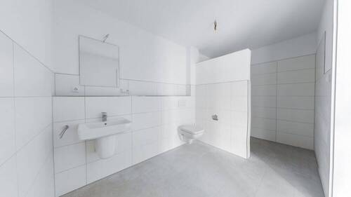 Badezimmer - Etagenwohnung mit 66,30 m&sup2; in Werlte zum Kaufen