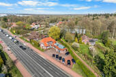Luftbild - Mehrfamilienhaus, Wohnhaus in Aurich
