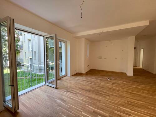 Wohnen_Kochen.JPG - Erstbezug - EBK auf Wunsch - Lichtdurchflutete - Traumwohnung - Parkett....Fußbodenheizung.....