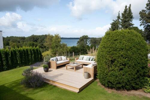 so kann die Terrasse zum Noor werden - 5 Zimmer Einfamilienhaus in Windeby