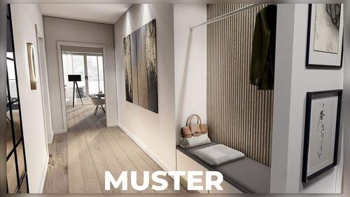 Muster Flur - Etagenwohnung mit 79,80 m&sup2; in Borken zum Kaufen