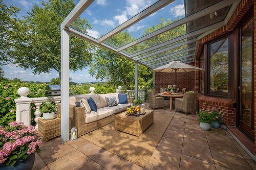 Terrasse_Sommer - 4 Zimmer Doppelhaushälfte zum Kaufen in Elmshorn