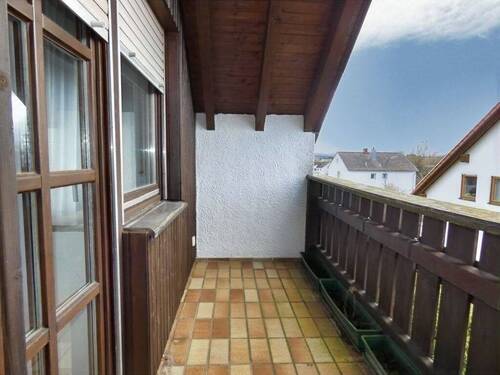 Einer der drei Balkone - 