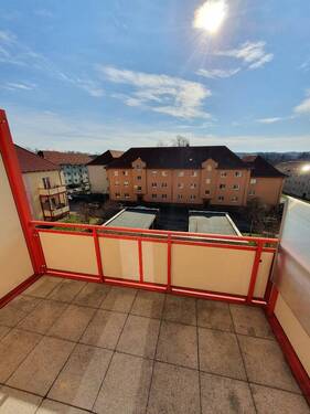 Balkon - 3-Raum Wohnung mit großen sonnigen Süd-Balkon!