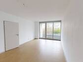 Ansicht I: Wohn- und Esszimmer - Wohnen mit Charme: Helle Wohnung mit Balkon und viel Platz