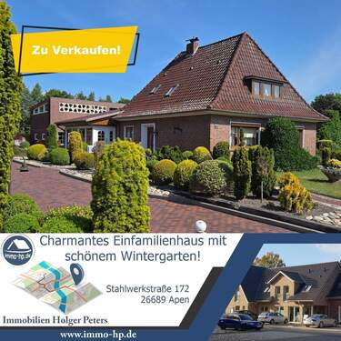 Zu Verkaufen - Großes Einfamilienhaus mit schönem Wintergarten in ruhiger Dorfidylle!