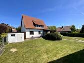 Blick aus dem Garten - 6 Zimmer Einfamilienhaus in Wedemark