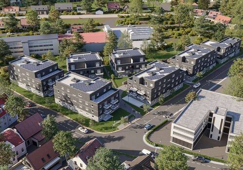 Citywohnen Murrgärten - Citywohnen Murrgärten - Haus 43 - EG - Wohnung 01 mit 15m² Terrasse und 72m² Gartenanteil