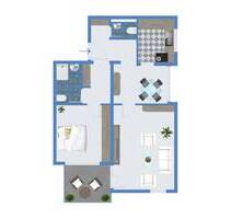 **Schöne große Zweiraumwohnung mit Balkon und Einbauküche in Grünlage, KAUFEN statt mieten!!*** - Frankenthal (Pfalz) Mörsch