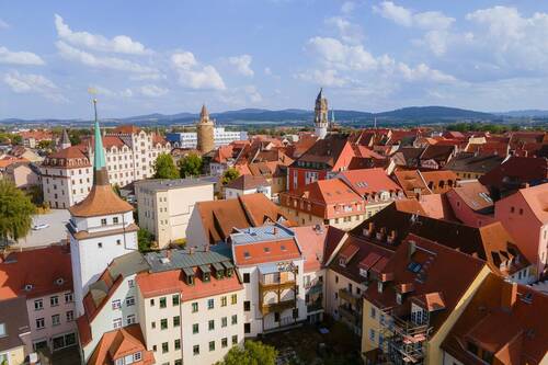 Luftbild Umgebung Südost - Zentral. Charmant. Vielseitig. Attraktive Wohn- und Investitionschance in Bautzen!