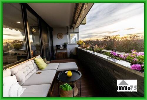 Balkon - diese Wohnung wird Ihnen den Atem rauben! 4,5 Zimmer im Waldpark Eisingen die es in sich haben