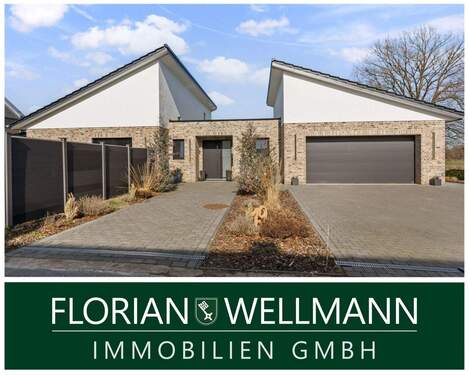 Bild 1 - Exklusives Einfamilienhaus im Bungalow-Stil mit Wintergarten, Kamin & A+ Energieeffizienz