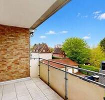 Ihr Feierabendplatz mit Sonne - 2-Zimmer-Wohnung mit Loggia und Blick ins Grüne in Hamm-Westen