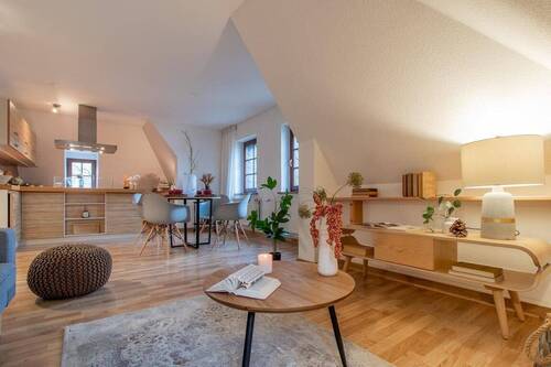 Offener Wohn- und Essbereich (Dachgeschoss) - 