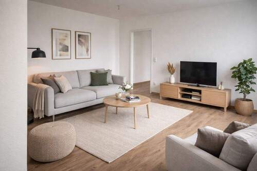 Wohnzimmer-Beispielbild - 2 Zimmer Etagenwohnung in Lörrach